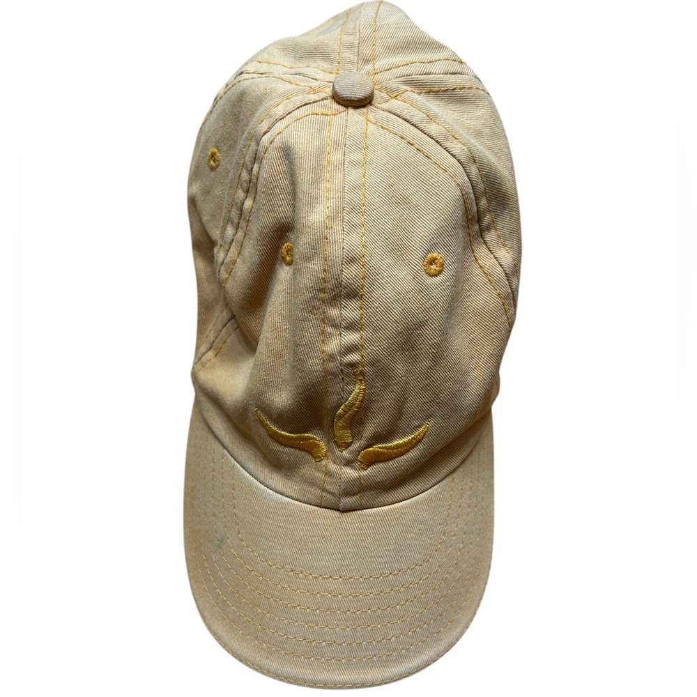 PrAna yellow hat womens logo